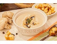 Крем-суп грибной с гренками